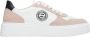 Estro Dames Roze & Wit Leren & Velours Sneakers Er00113063 White Dames - Thumbnail 1