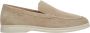 Estro Dames Sand Beige Natuurlijke Velours Loafers Er00113365 Beige Dames - Thumbnail 1