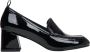 Estro Dames Sleek Loafers met Blokhak in Zwart Black Dames - Thumbnail 1