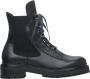 Estro Dames Veterschoenen in Zwart gemaakt van Leer & Textiel Er00114043 Black Dames - Thumbnail 1