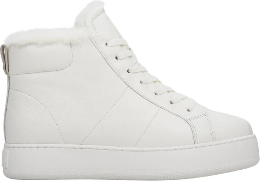 Estro Dames Witte High-Top Winter Sneakers met Isolatie Er00112251 White Dames