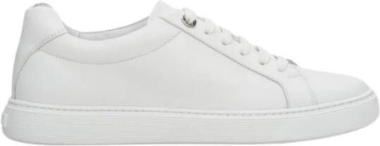 Estro Dames Witte Lage Sneakers gemaakt van Echt Leer Er00111149 White Dames