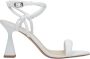 Estro Dames Witte Leren Hakken Sandalen Er00113397 White Dames - Thumbnail 1