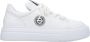 Estro Dames Witte Platform Sneakers gemaakt van Echt Leer Er00114566 White Dames - Thumbnail 1