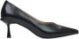 Estro Dames Zwarte Echte Leren Pumps met Puntige Neus Er00115104 Black Dames - Thumbnail 1