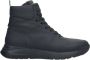 Estro Dames Zwarte High-Top Sneakers gemaakt van Echt Leer Er00114062 Black Dames - Thumbnail 1