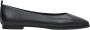 Estro Dames Zwarte Leren Ballet Flats Er00115274 Black Dames - Thumbnail 1