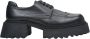 Estro Dames Zwarte Leren Brogues met Chunky Zool Er00113784 Black Dames - Thumbnail 1