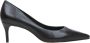 Estro Dames Zwarte Leren Pumps Met Puntige Neus Er00113734 Black Dames - Thumbnail 1