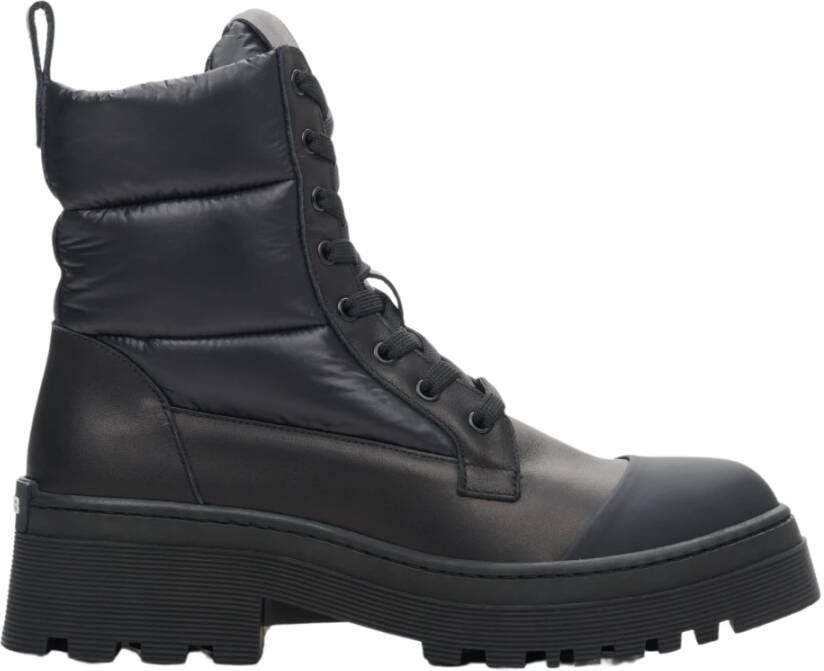 Estro Dames Zwarte Veterschoenen Winterlaarzen ES 8 Er00111929 Black Dames