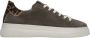 Estro Grijze Sneakers voor Dames met een Dierenprint gemaakt van Echt Italiaans Velours Er00115716 Gray Dames - Thumbnail 1