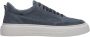 Estro Heren Blauwe Velours Lage Sneakers Er00113467 Blue Heren - Thumbnail 1