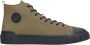 Estro Heren Donkergroene High-Top Sneakers gemaakt van Nubuck voor Winter Er00113913 Green Heren - Thumbnail 1