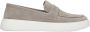 Estro Heren Grijs & Beige Echt Suède Slip-On Loafers Gray Heren - Thumbnail 1