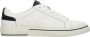 Estro Heren Zwart & Wit Leren Lage Sneakers ES8 Er00112549 White Heren - Thumbnail 1