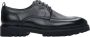 Estro Heren Zwart Leren Veterschoenen Brogues Er00114372 Black Heren - Thumbnail 1