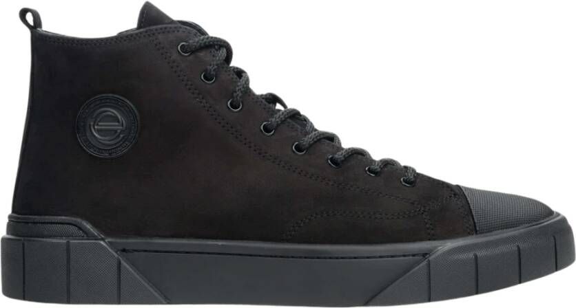 Estro Heren Zwarte High-Top Winter Sneakers Er00112051 Black Heren