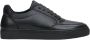 Estro Heren Zwarte Leren Lage Sneakers met Isolatie voor de Winter Er00114237 Black Heren - Thumbnail 1