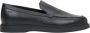 Estro Heren Zwarte Loafers gemaakt van Premium Italiaans Echt Leer Er00115834 Black Heren - Thumbnail 1