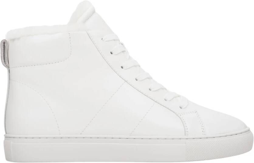 Estro Witte Hoge Sneakers voor Dames voor de Winter Er00112258 White Dames