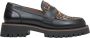 Estro Zwarte Dames Loafers gemaakt van Italiaans Echt Leer met Luipaardprint Er00115837 Black Dames - Thumbnail 1