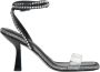 Estro Zwarte Dames Sandalen met Hak en Strass Black Dames - Thumbnail 1