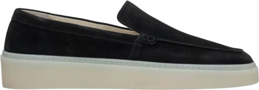 Estro Zwarte Damesloafers gemaakt van Echt Italiaans Velours Er00115715 Black Dames