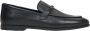 Estro Zwarte Damesloafers van Echt Leer met een Ketting Er00115616 Black Dames - Thumbnail 1