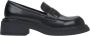 Estro Zwarte Penny Loafers voor dames met vierkante hak Black Dames - Thumbnail 1