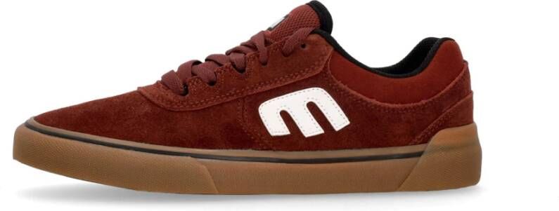 Etnies Joslin Vulc Skate Schoenen Burgundy gum Brown Heren