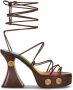 ETRO High Heel Sandals Brown Dames - Thumbnail 1