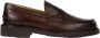 Exton Bruin Leren Heren Loafers Brown Heren - Thumbnail 1