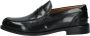 Exton Heren Loafer Leren Comfortabele Zool Black Heren - Thumbnail 1