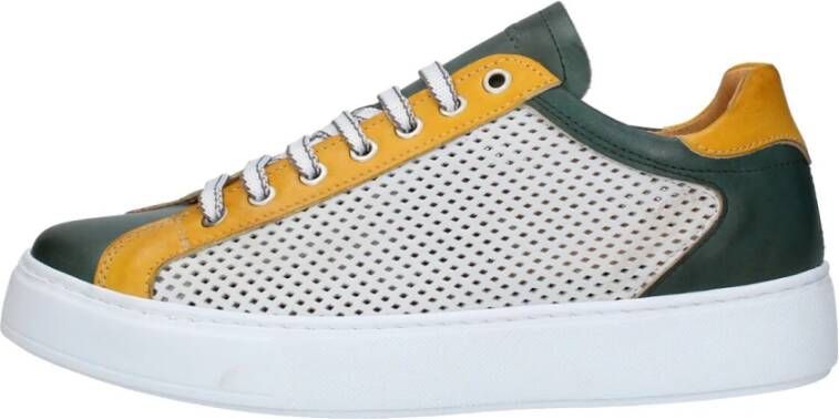 Exton Heren Sneakers Leren Rubberen Zool Multicolor Heren