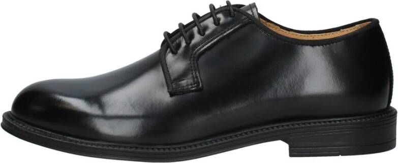 Exton Heren Veterschoenen Black Heren