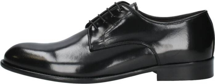 Exton Heren Veterschoenen Klassiek Model Black Heren