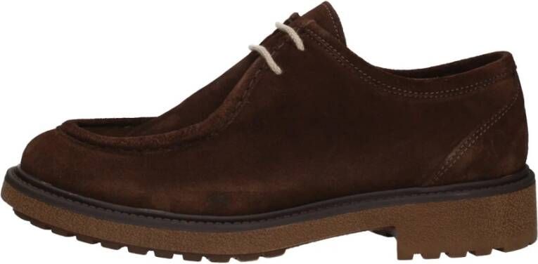 Exton Heren Veterschoenen Klassieke Stijl Brown Heren