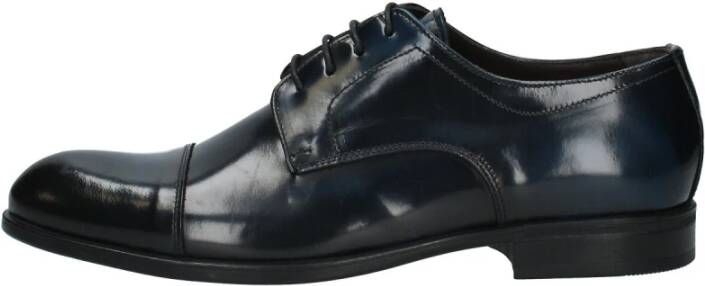 Exton Heren Veterschoenen Verhogen Stijl Blue Heren