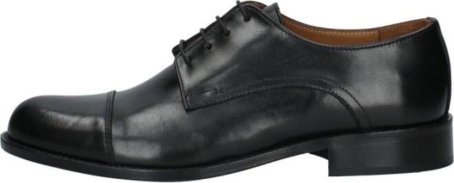 Exton Klassieke Heren Veterschoenen Black Heren