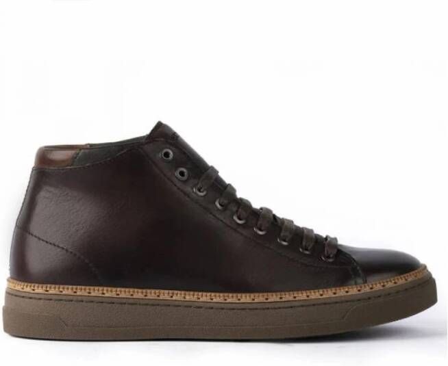 Exton Stijlvolle Sneakers voor Mannen en Vrouwen Brown Heren