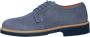 Exton Suede Lace-Up Shoe Blue Heren - Thumbnail 1