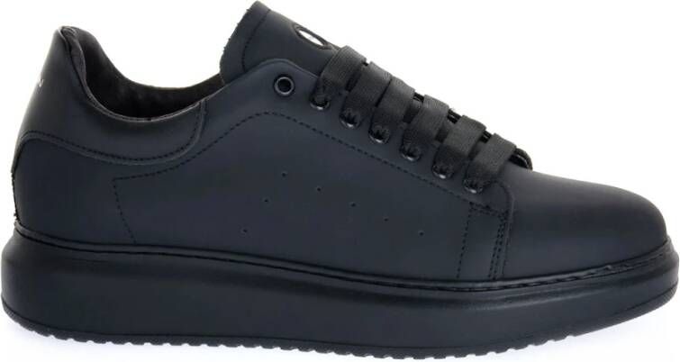 Exton Zwarte Rubberen Schoenen Black Heren