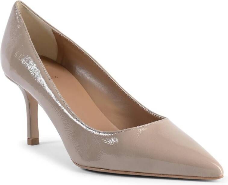 19v69 Italia Elegante Lakleren Pumps Beige Dames