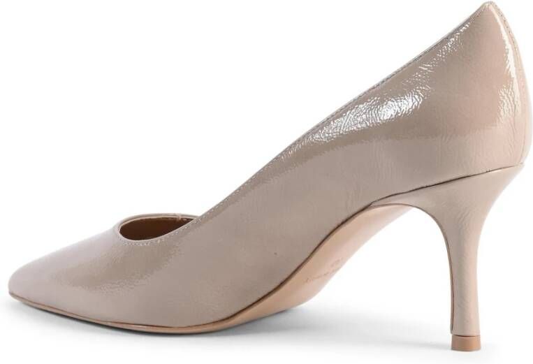 19v69 Italia Elegante Lakleren Pumps Beige Dames