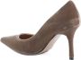 19v69 Italia Fluwelen pump met 8 5 cm hak Beige Dames - Thumbnail 4