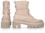 305 Sobe Stijlvolle Veterschoenen Beige Dames - Thumbnail 3