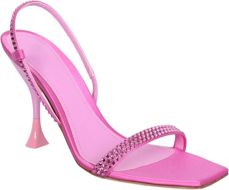 3Juin Fuxia Eloise sandals by ; made of satin they feature rhinestone details that give an elegant and innovative touch Roze Dames