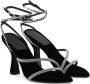 3Juin Giglio Velvet heeled sandals Zwart Dames - Thumbnail 3
