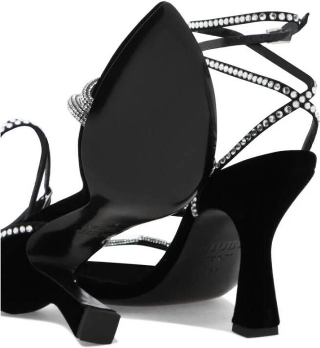 3Juin Giglio Velvet heeled sandals Zwart Dames