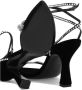 3Juin Giglio Velvet heeled sandals Zwart Dames - Thumbnail 4
